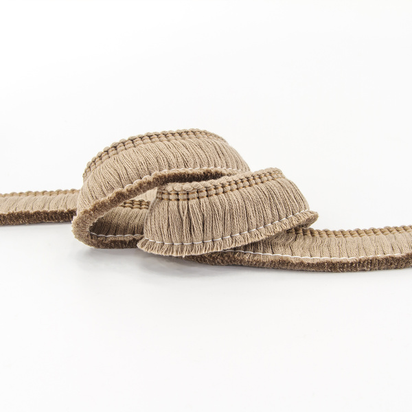 Бахрома декоративная, 30 мм, цвет бежевый. Арт BT - 30c - col.B-11