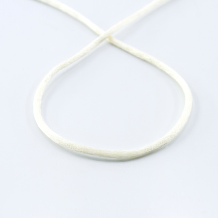 Шнур атласный SAFISA 2,5 мм, 25 м, цвет 56, кремовый. Арт 462-56                  