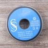 Шнур атласный SAFISA 2 мм, 25 м, цвет 01, черный. Арт 462-01                  