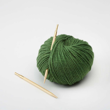 Дополнительные спицы к addiClick BAMBOO, №4.5 бамбук. Арт 556-7/4.5-000