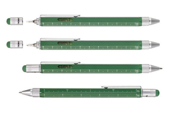 Ручка шариковая Troika многофункциональная "CONSTRUCTION". Арт PIP20/GR