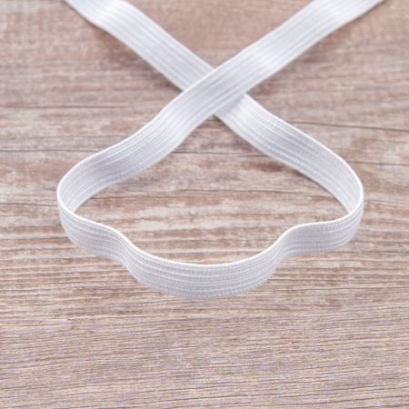 Резинка продежка, Safisa, 8 мм, цвет 02, белый. Арт 4700-8мм-02