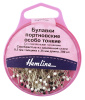 Булавки портновские особо тонкие со стеклянными головками, 35 мм, 200 шт ассорти белые и черные. Арт 675