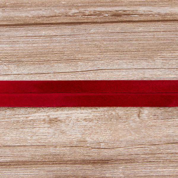 Косая бейка атласная 30 мм, 25 м, цвет 30, бордо. Арт 6260-30мм-30            