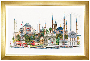Набор для вышивания "Стамбул", канва аида 18 ct