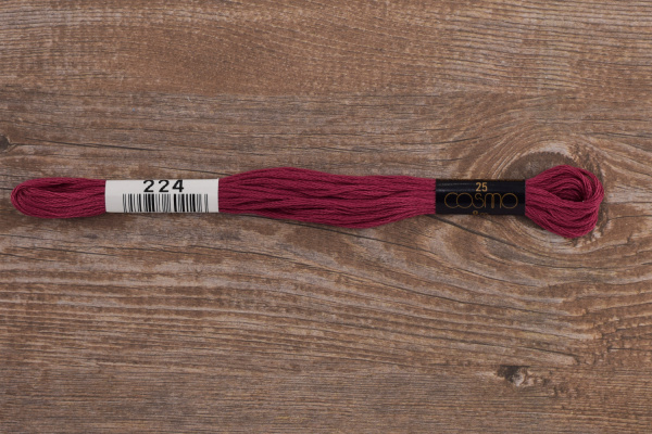 Мулине COSMO однотонный цвет  224       . Арт 25-6/224       