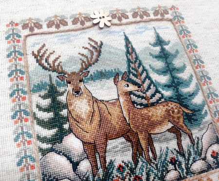 Набор для вышивания "Олени". Арт 03.017.11