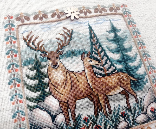 Набор для вышивания "Олени". Арт 03.017.11