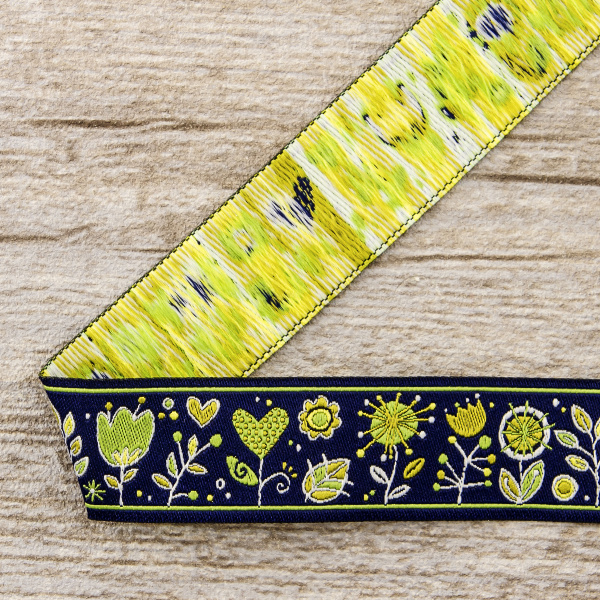 Лента жаккард SAFISA, 25 мм, 15 м, цвет 04. Арт 9218-25мм-04