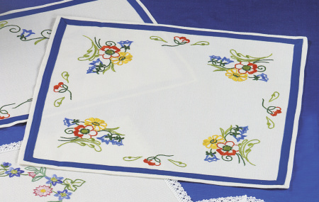 Набор для изготовления скатерти, салфетки. Арт 60-3610R                