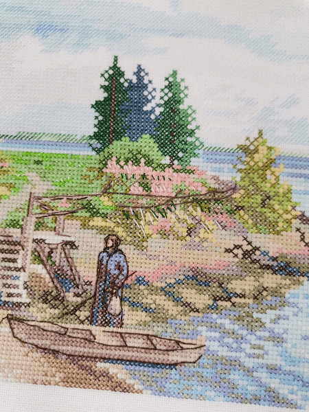 Набор для вышивания "На берегу Белого моря". Арт 02.010.29