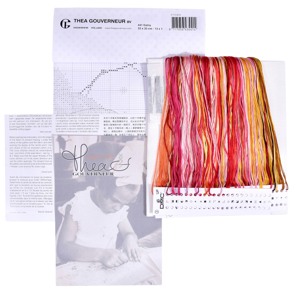 Набор для вышивания "Георгин", канва аида 16 ct. Арт 441A                    