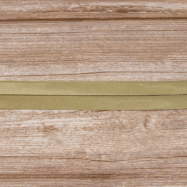 Косая бейка атласная 30 мм, 25 м, цвет 67, серо-зеленый темный. Арт 6260-30мм-67            