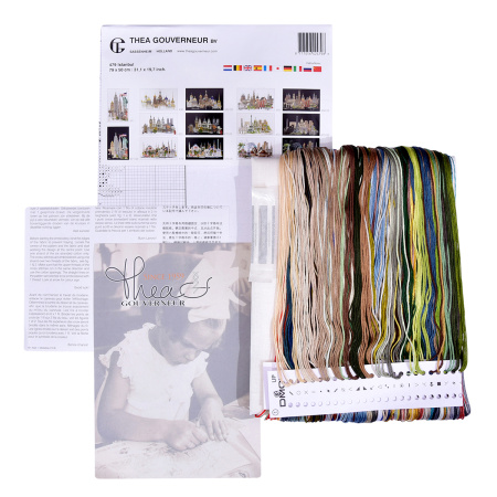 Набор для вышивания "Стамбул", канва лён 36 ct. Арт 479                     