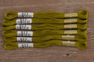 Мулине COSMO однотонный цвет  823       . Арт 25-6/823       