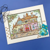 Набор для вышивания "Cut Thru' Cat Cottage". Арт XCT42