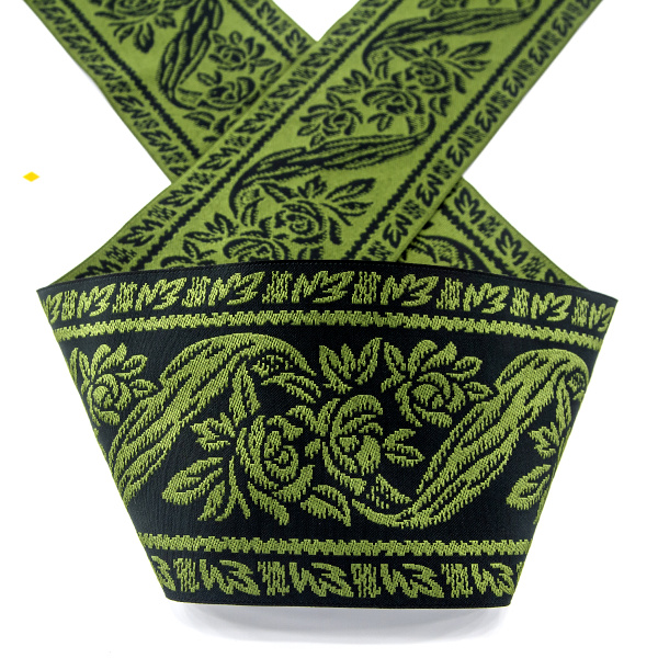 Лента жаккард SAFISA, 100 мм, 15 м, цвет 03. Арт 9090-100мм-03        