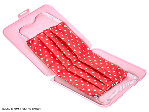 Чехол для антибактериальной маски, 2 дизайна, 20 шт. на картонном прикассовом стенде. Арт N4382.20