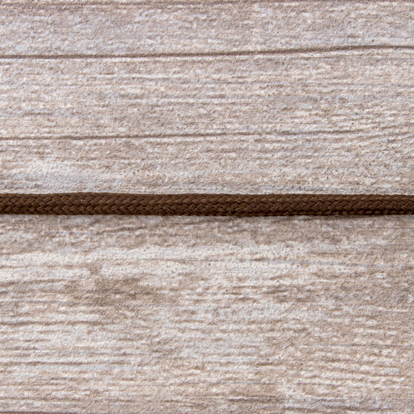 Шнур плетеный SPIRAL ( SAFISA), 4 мм, 25 м, цвет коричневый темный. Арт 25281-4-17