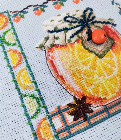 Набор для вышивания  "Апельсиновый джем". Арт 13.003.41