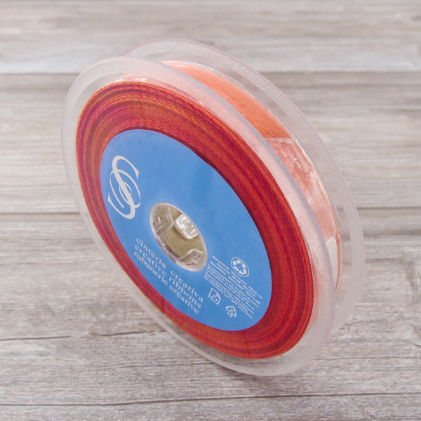 Тесьма киперная SAFISA, 15 мм, 25 м, цвет 61, оранжевый. Арт 30270-15мм-61