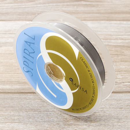 Лента репсовая SAFISA 25 мм, 25 м, цвет 68, темно-серый. Арт 350-25мм-68             