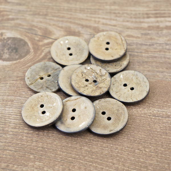 Пуговицы CONCEPT, размер 40, кокос, цвет COL.NAT натуральный. Арт 1919H-040-COL.NAT