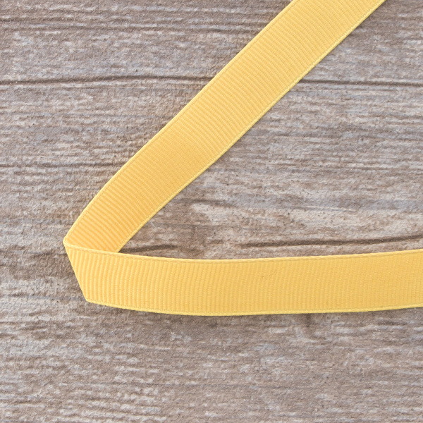 Лента репсовая SAFISA мини-рулон, 15 мм, 3,5 м, цвет 32, желтый. Арт P00350W-15мм-32         