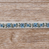 Лента жаккардовая с люрексом SAFISA, 10 мм, 15 м, цвет 06. Арт 9212-10мм-06
