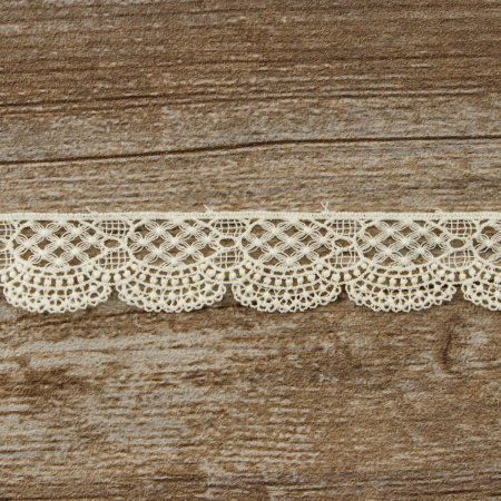 Кружево-вышивка на тюле, 15 мм. Арт 42272/58