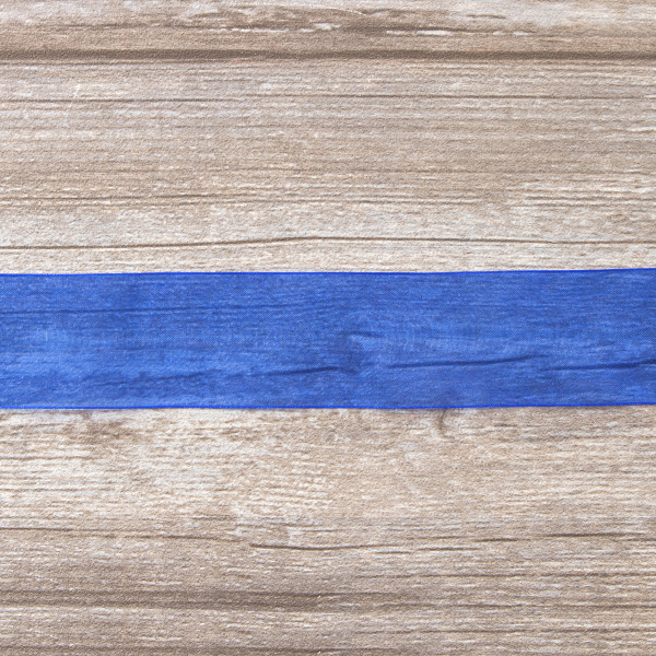 Лента органза SAFISA мини-рулон, 39 мм, 2 м, цвет 13, синий. Арт P00520-39мм-13          