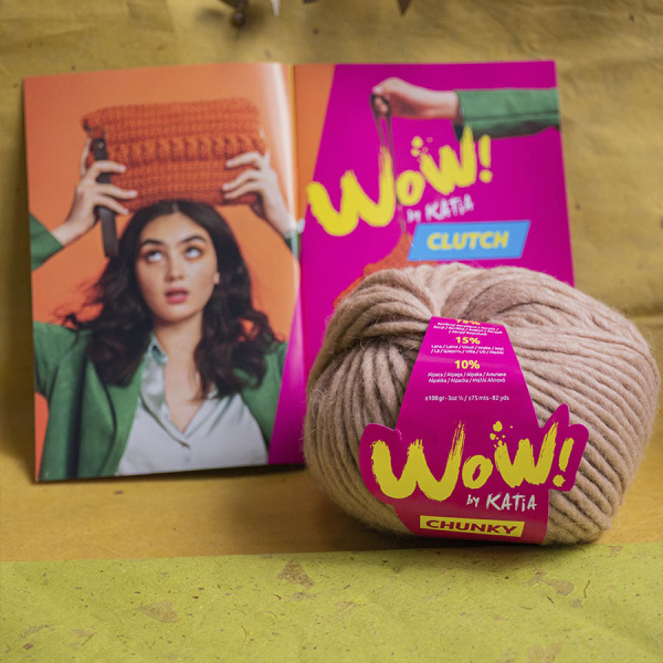 Пряжа Wow-Chunky, 75% акрил, 15% шерсть, 10% альпака, 100 г, 75 м. Арт 1312.59