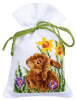 Набор для вышивания мешочков (саше) "Кролики с цыплятами". Арт PN-0187096