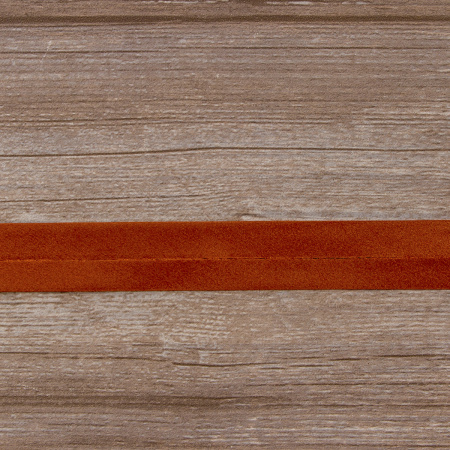 Косая бейка атласная 30 мм, 25 м, цвет 86, корица. Арт 6260-30мм-86            