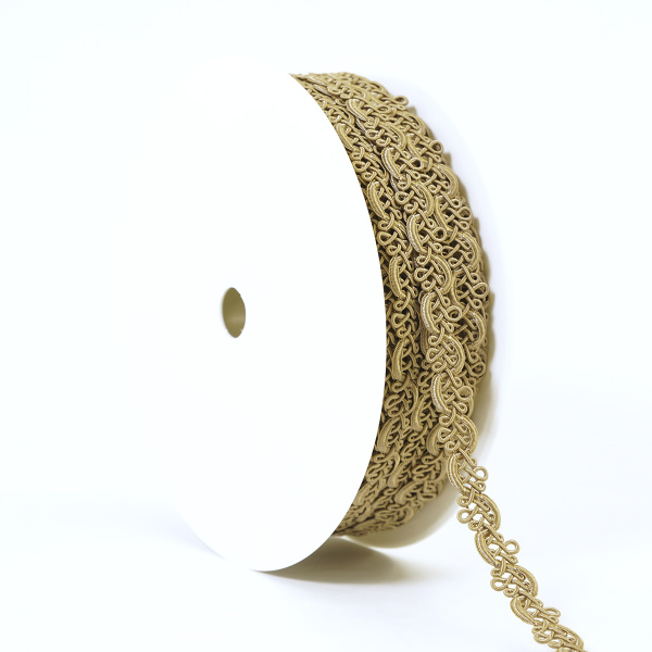 Тесьма PEGA тип интерьерная, цвет серо-коричневый, 13 мм. Арт 844111415A1903          