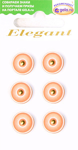 Пуговицы ELEGANT. Арт 12415-11-00AC3/6