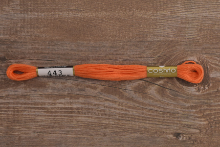 Мулине COSMO однотонный цвет  443       . Арт 25-6/443       