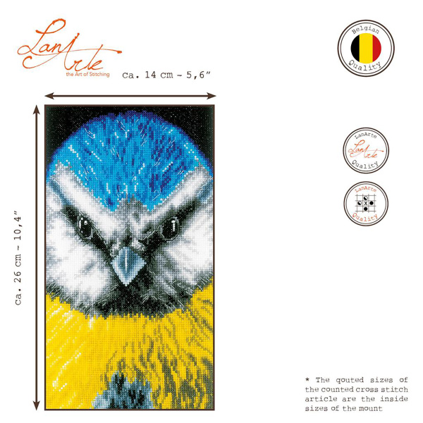 Набор для вышивания "Blue tit"  . Арт PN-0200490