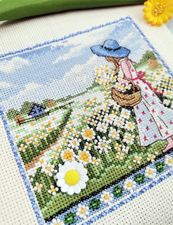 Набор для вышивания  "Ромашки". Арт 13.003.40