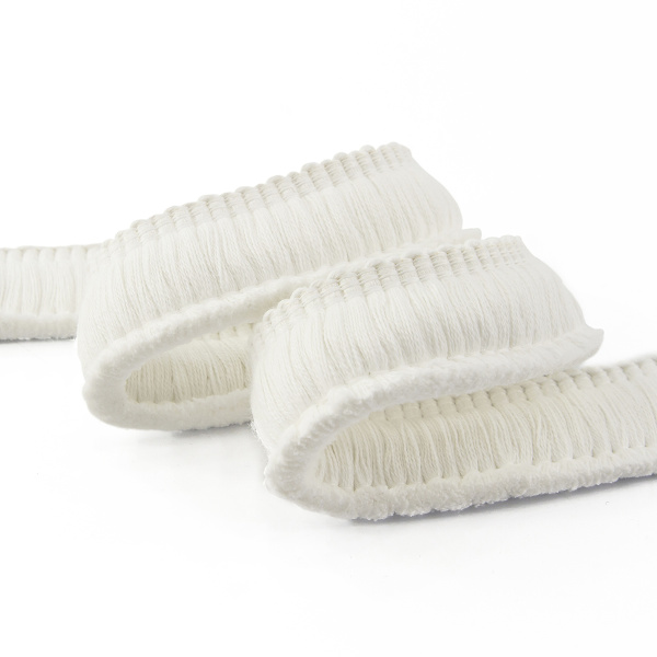 Бахрома декоративная, 30 мм, цвет белый. Арт BT - 30c - col.B-1