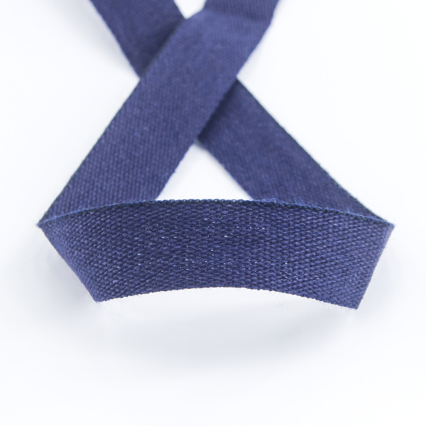 Тесьма киперная хлопковая на блистере SAFISA, 14 мм, 2,5 м , цвет 15, темно-синий. Арт P00260C-14мм-15         