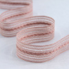Мерсеризованное хлопковое кружево, 26 мм, цвет пыльно-розовый. Арт 2178/W4