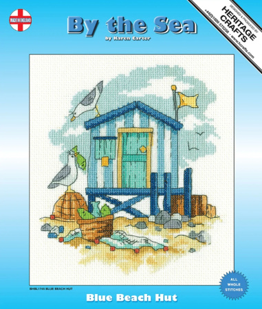 Набор для вышивания "Голубой пляжный домик". Арт BHBL1745A