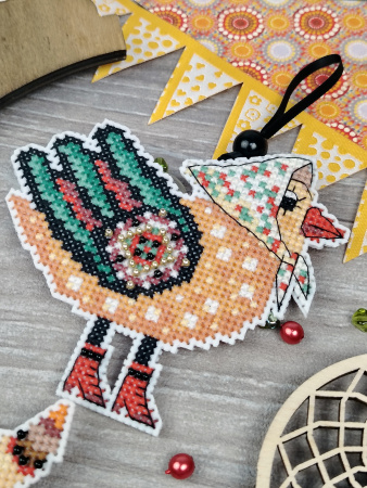 Набор для вышивания на пластиковой канве "Народные игрушки"". Арт 23.001.16