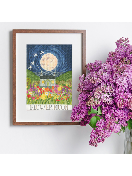 Набор для вышивания "Flower Moon". Арт XDD2