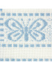 Канва в упаковке Butterfly 19 ct, 140 х 140 см, цвет №5629 белый с синим узором. Арт м1344/5629