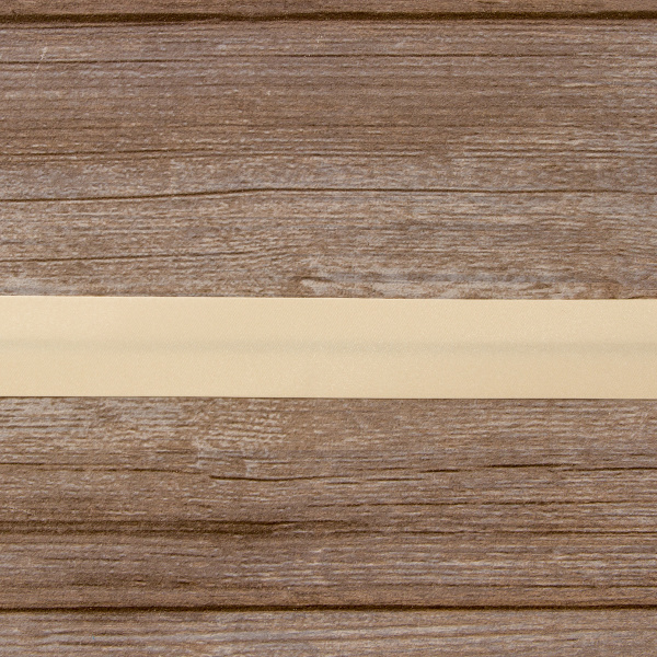 Косая бейка атласная 30 мм, 25 м, цвет 21, персиковый айвори. Арт 6260-30мм-21            