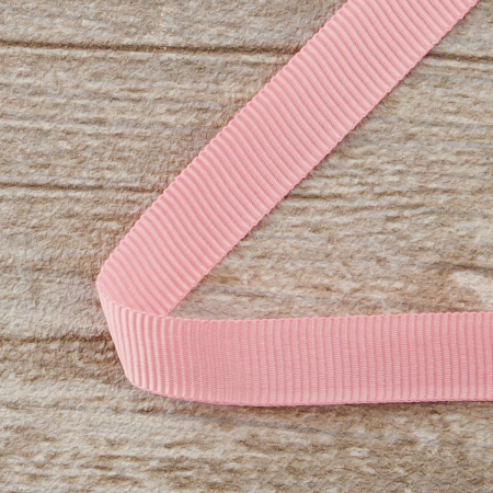 Лента репсовая SAFISA, 10 мм, 25 м, цвет 06 розово-персиковый. Арт 350-10мм-06