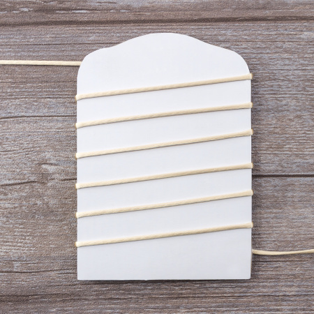 Шнур атласный SAFISA 2 мм, 25 м, цвет 41, экрю. Арт 462-41                  