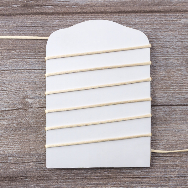 Шнур атласный SAFISA 2 мм, 25 м, цвет 41, экрю. Арт 462-41                  